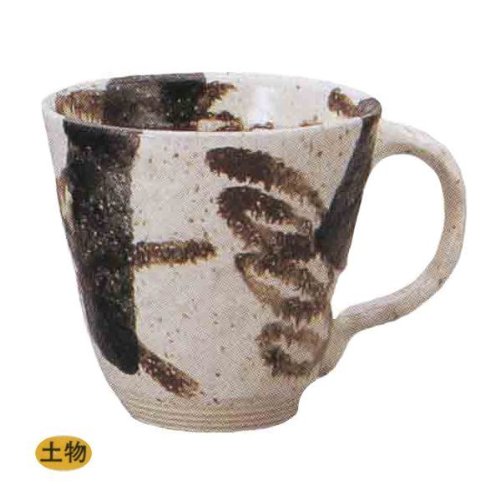 マグカップ　白唐津　和陶器　美濃焼