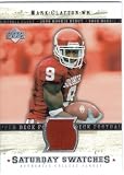 2005 Upper Deck Rookie Debut Saturday Swatches SA-MC Michael Clayton Baltimore Ravens (Rookie Insert - Piece of Authentic Game Used Jersey - Football Cards)