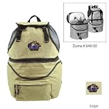 Outdoor Living : LSU Tigers (LSU) (Embroidered Logo) NCAA 'Zuma' Insulated Backpack (Beige) (Embroidered Logo)