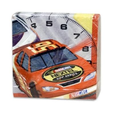 NASCAR on Track Party Beverage Napkins 16 Pack