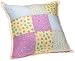 Patchwork Ponies 18 x 18 Square Decorative Pillow