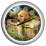 Springfield Precision Instruments 13-Inch Lab Puppy Low Profile Patio Thermometer
