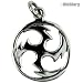 Tribal Ninja Star - Silver Pendant