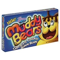 Taste of Nature Muddy Bears Chocolate Covered Gummi Bears 3.1-Ounce Boxes (Pack of 30)