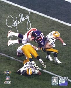 John Elway Autographed Denver Broncos 8x10 Photo (Helicopter)