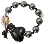 Tarina Tarantino Barbie Pearl Heart & Bow Cameo Bracelet