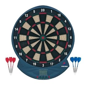 Unicorn Dartboard Electronic Soft Tip LCD - Black/White/Red/Green