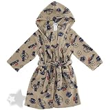 Soccer Hooded Fleece Bath Robe for Boys