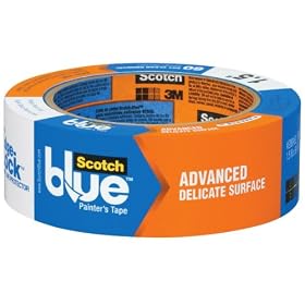 Scotch-Blue Painters' Tape for Delicate Surfaces, 1.5 in x 60 yd