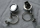Mini Retractable Reel Key-ID-Badge-Belt Clip Chain Holder