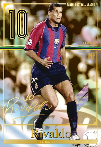 リバウド　FC　バルセロナ レジェンド　LEGEND パニーニフットボールリーグ Panini Football League 2014　01 pfl05-165