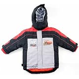 DisneyCarsLighteningMcQueenRedBlackBoysKidsHoodedJacketCoat