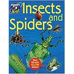 INSECTS AND SPIDERS, Glow-in-the-Dark Sticker Book (Glow in the Dark Sticker Books) book cover
