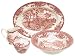 Churchill China Brook Pink 5-Piece Dinnerware Completer Set