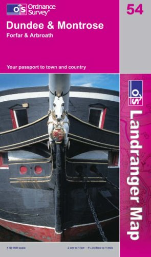 City Travel Guides Discounted  Livres : Carte de randonnée : Dundee To Montrose
