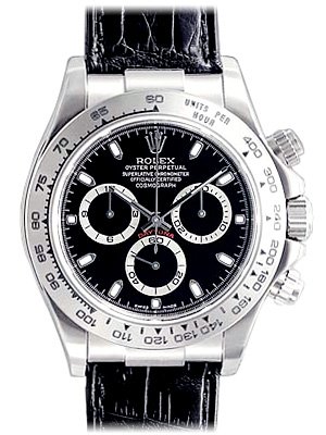Rolex Oyster Perpetual Cosmograph Daytona 18kt White Gold Mens Watch 116519-BKSL