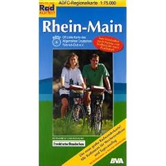 ADFC Regionalkarten, Rhein-Main: Alle Radtouren f�r Wochenendtour und Tagesausflug. Mit Stra�ennamen zur besseren Orientierung!