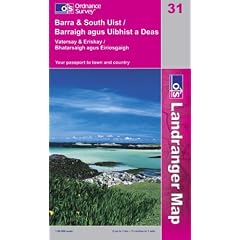 Barra and South Uist, Vatersay and Eriskay (Landranger Maps) (Landranger Maps)