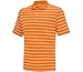 adidas Golf Men's Puremotion 2 Color Stripe Jersey Polo, Bright Orange/White, XX-Large