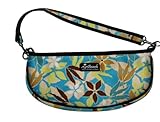 Huntington Beach Clutch Bag - Tossed Hawaiian Floral Blue