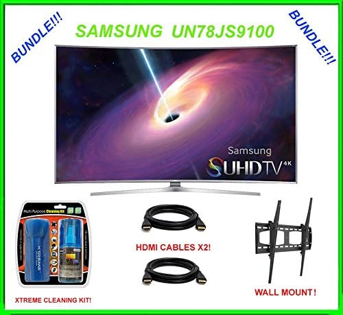 UN78JS9100 78" SUHD 4K CURVED SMART TV - BUNDLE PACKAGE