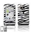 LG VX9700 Dare Cell Phone Zebra Design Protective Case Faceplate Cover