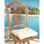 Kitchen Chair Pad Cushion - Waverly Solid Canvis