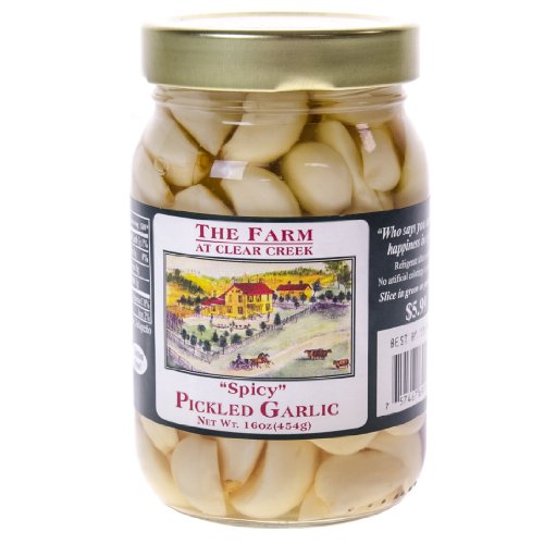 Spicy Pickled Garlic Condiments