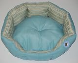 WILMA Heimtierprodukte Liegebett Hellblau/Streifen 55cm