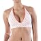 Mossimo® Eyelet Halter Swim Top with Orange Trim