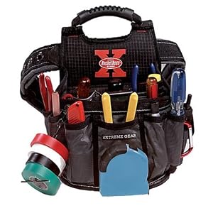 BucketBoss Extreme Gear 54017 Sparky Electricians Utility Pouch with Belt by Bucket Boss