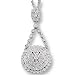 Ladies Diamond Antique Style Necklace