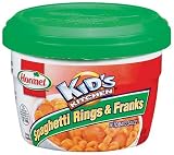 Hormel Kid's Kitchen Microwave Cup Spaghetti Rings & Franks in Tomato Sauce - 12 Pack