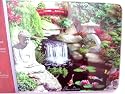 Tempered Glass Cutting Board 12" x 8" Buddha In The Garden