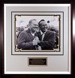 Jack Nicklaus/Arnold Palmer Framed Autographed 65 Masters 16X20 Photo W/Plate