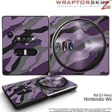DJ Hero Skin Camouflage Purple fits Nintendo Wii DJ Heros (DJ HERO NOT INCL ....