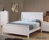Twin Lakes Sleigh Bed in White Size: Full