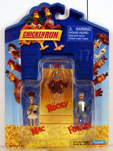 Chicken Run - 3 Pack - Mac, Rocky &amp; Fowler - 2.5 Mini Figures - 40201 by Chicken Run