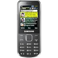 Samsung C3530 Handy (ohne Branding, 5,6 cm (2,2 Zoll) Display, 3 Megapixel Kamera, MP3-Player) chrom-silber