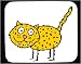 Decorated Mouse Pad with cat, animal, leopard