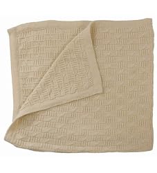 Sage Creek Organics Woven Crib Blanket - Natural