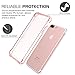 iPhone 7 Plus Case - MoKo Shockproof Flexible TPU Bumper Anti-Scratch Rigid Slim Protective Cases Clear Back Cover for iPhone 7 Plus, Light PINK