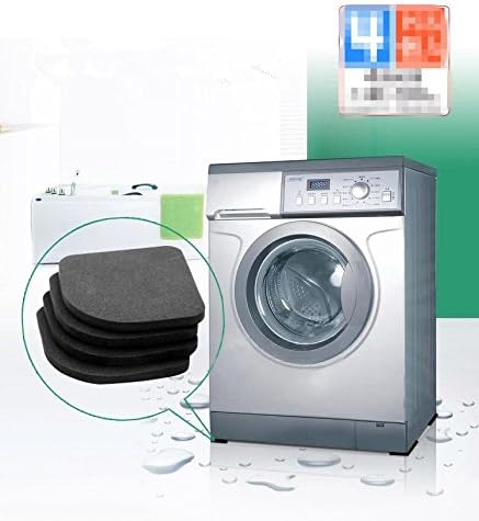 4pcs Washing Machine Shock Mute Pads Refrigerator Non-slip Anti Vibration Mats