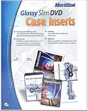 Meritline (Merax) Photo Glossy Slim DVD Case Inserts, 25 Sheets