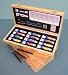 Art Essentials Wood Box of 14 Acrylic Paints