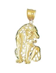 CleverEves 14K Gold Pendant Lion 12.9 - Gram(s)