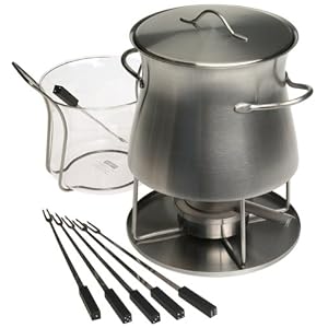 Bodum Stainless-Steel Fondue with Glass Insert by Bodum
