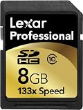 Lexar - 133x Professionnal - Carte SDHC - 8 Go