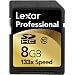 Lexar - 133x Professionnal - Carte SDHC - 8 Go