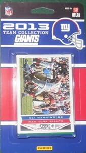 New York Giants 2013 Score Factory Sealed 10 Card Team Set